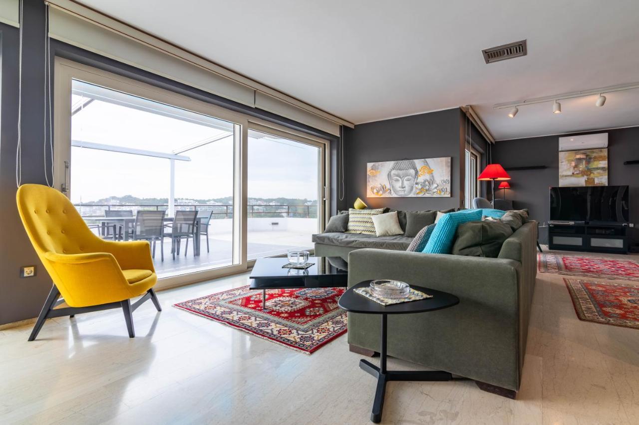 Sunlight House - Palatial Fully Equipped Apartment Near The Sea Athén Kültér fotó